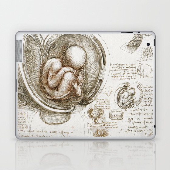 Studies of the Foetus in the Womb Laptop & iPad Skin