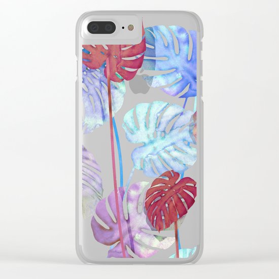 tropical adventure Clear iPhone Case