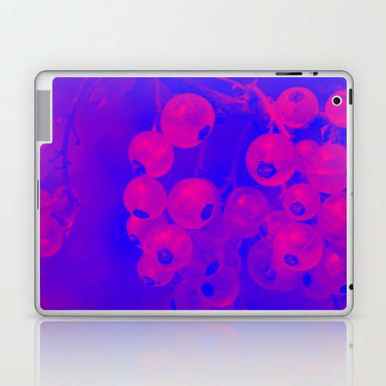 Fluorescent currant — Duotone — Pink Purple Blue Laptop & iPad Skin