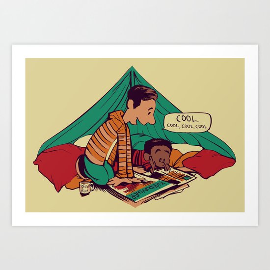 Troy & Abed's Dope Adventures Art Print