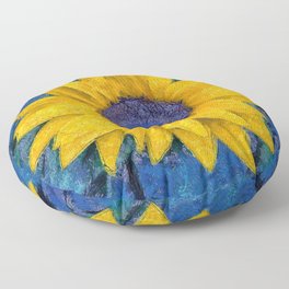 Sunflower Floor Pillow