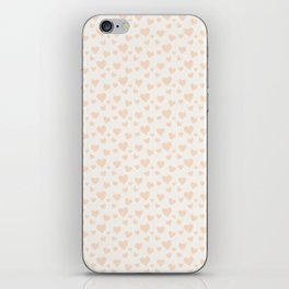 Cute Valentines Day Heart Pattern Lover iPhone Skin
