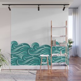 Sea waves Wall Mural