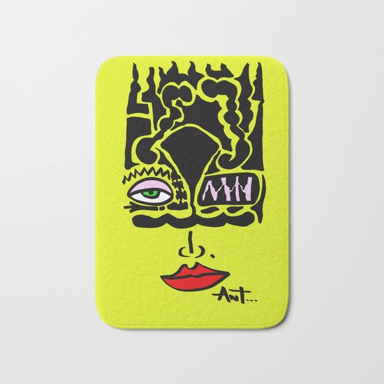 Selfie - Selfportrait - Portrait Bath Mat