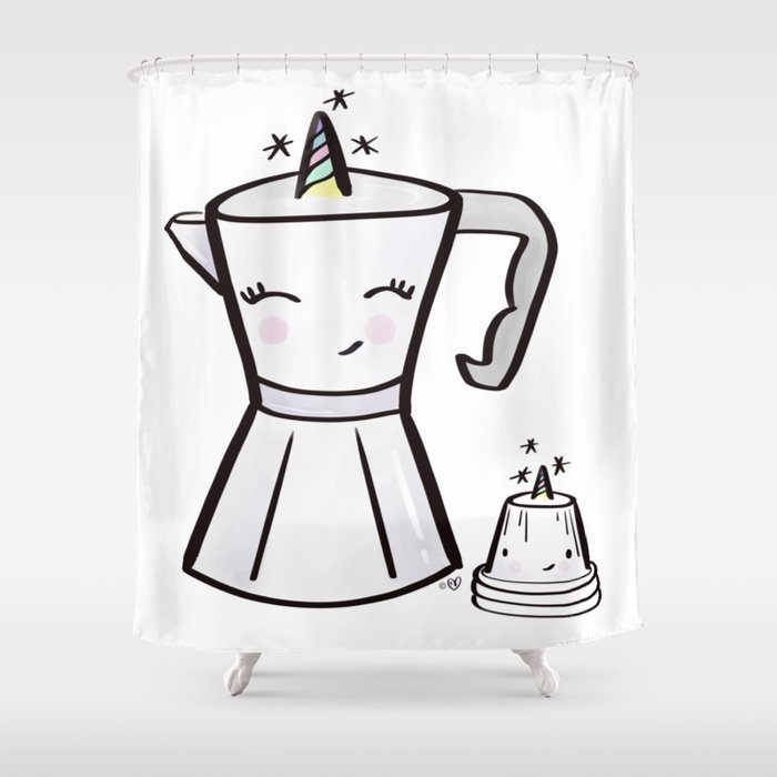 Usnavy Cafecornio Shower Curtain By Natalie1love Society6