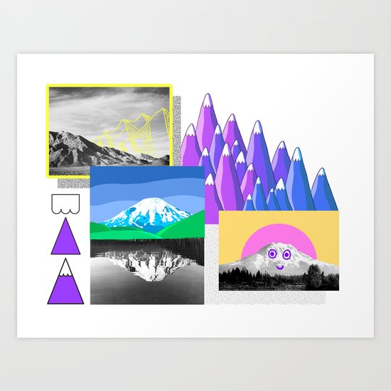Mountain Study Art Print
