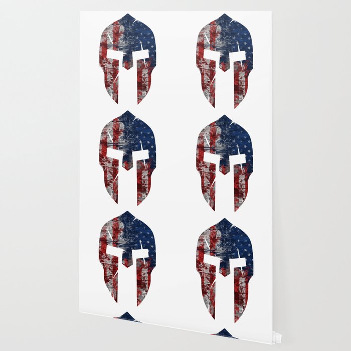 Grunt Style American Spartan Wallpaper By Estademoda Society6