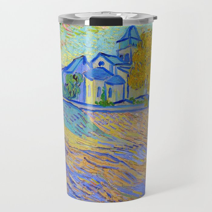 Vincent van Gogh "View of the Asylum and Chapel of Saint-Rémy" Travel Mug