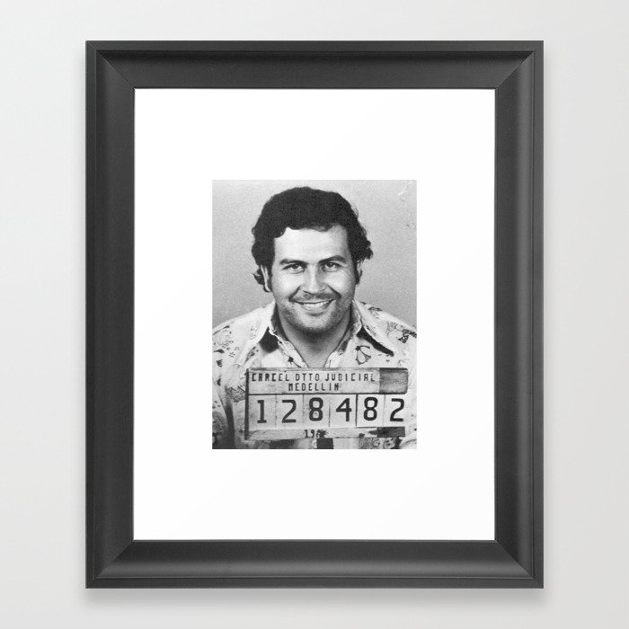 Pablo Escobar Framed Art Print