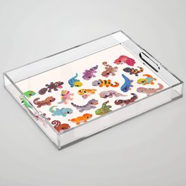 Gecko - bright Acrylic Tray