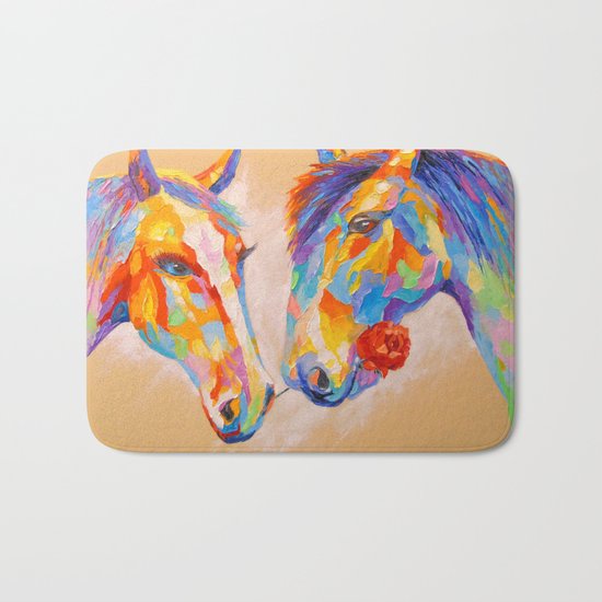 Love horses Bath Mat