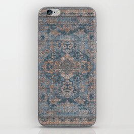 Antique Oriental Persian Blue Rust iPhone Skin