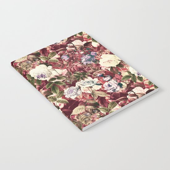 Abstract floral pattern Notebook
