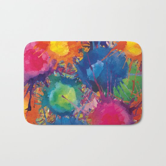 Color explosion Bath Mat