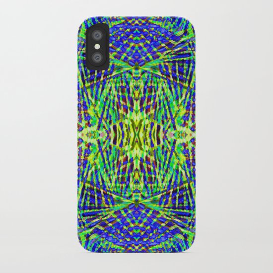 Tribal green iPhone Case