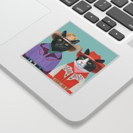 Rodeo Cats Sticker