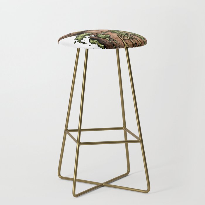 Mean Metal Monkey Machine Bar Stool By, What Does Gold Stool Mean