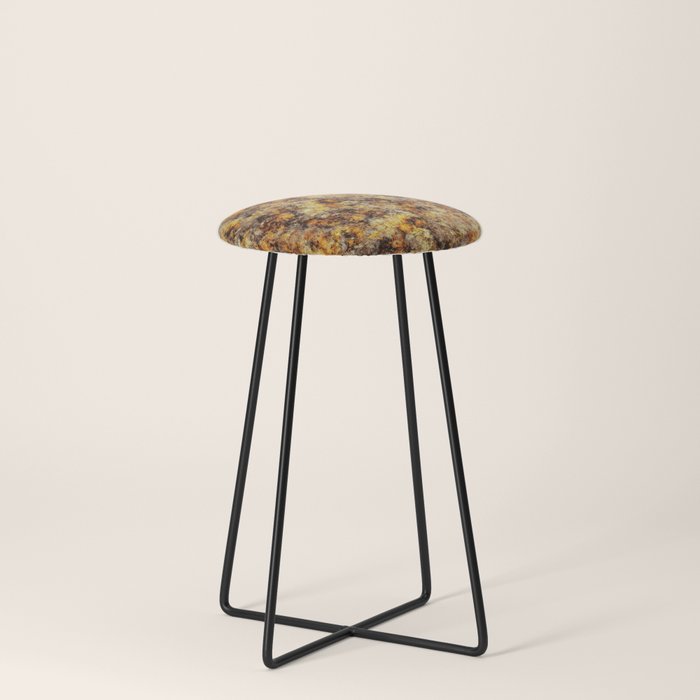 Stone turning to gold Counter Stool