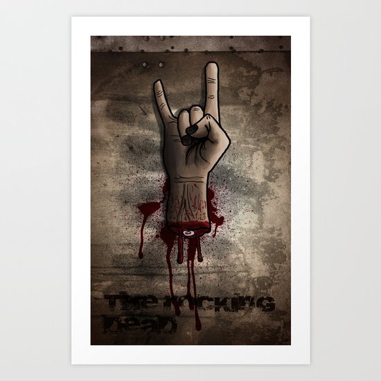 The Rocking Dead Art Print