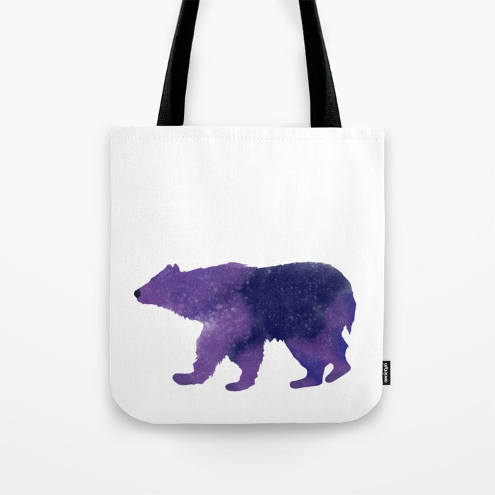 Some Bear Out There, Galaxy Bear Tote Bag