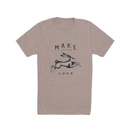 MAKE YOUR OWN LUCK T Shirt | Vintage, Quote, Retro, Curated, Tattoo, Animal, Drawing, Black and White, Nature, Illustration 