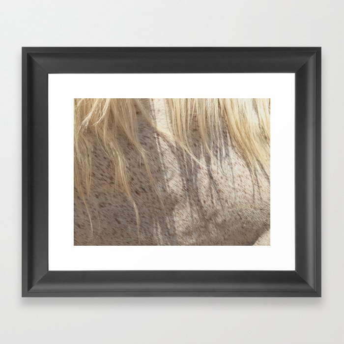Speckled Steed (iPhone) Framed Art Print