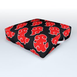 Akatsuki Clouds - Red Outdoor Floor Cushion