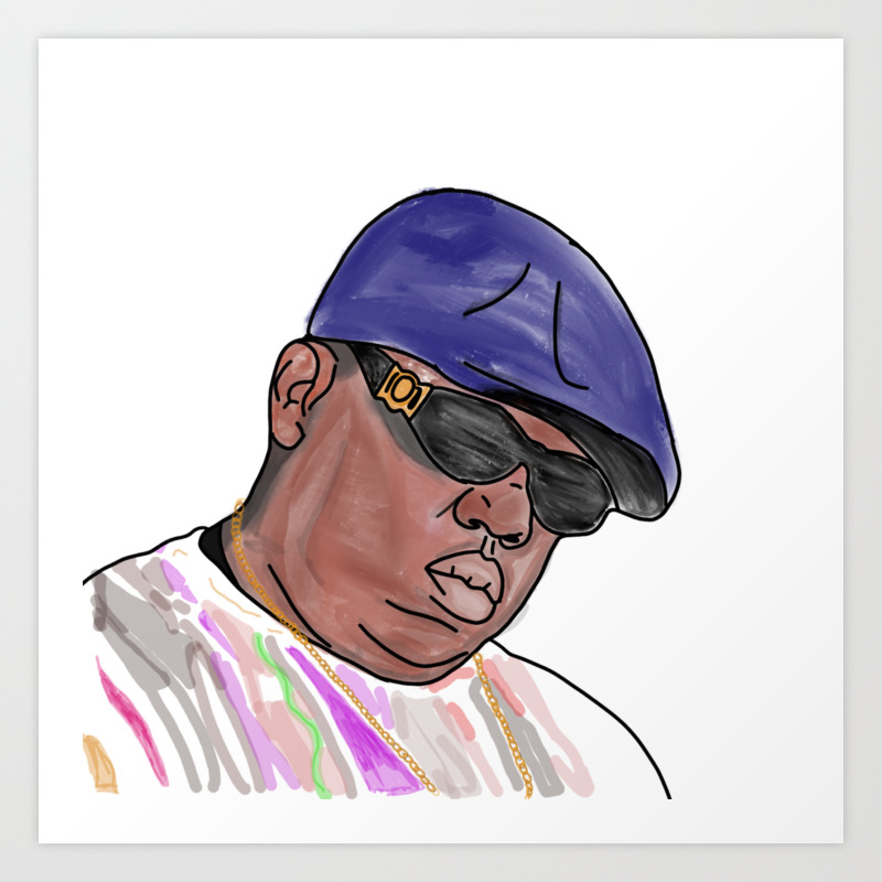 Biggie Smalls Art Print By Gabrielrodon Society6