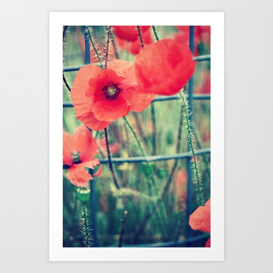 Popping Through! Art Print