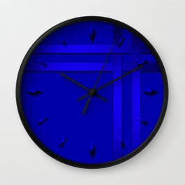 Cobalt blue Wall Clock