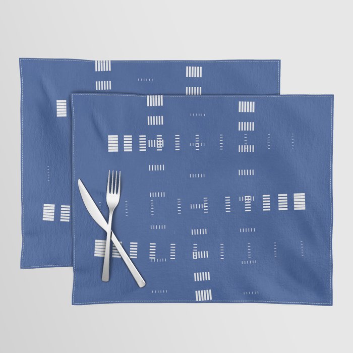 Abstract Geometric Stripe Line Placemat