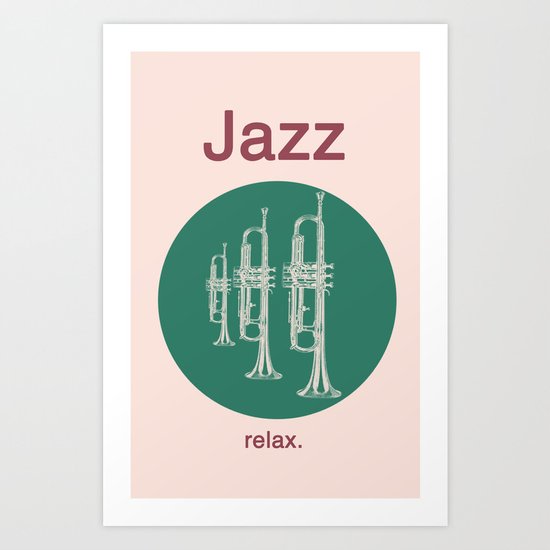 Jazz Relax Art Print