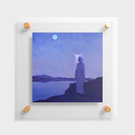 Full Moon Gazing Floating Acrylic Print