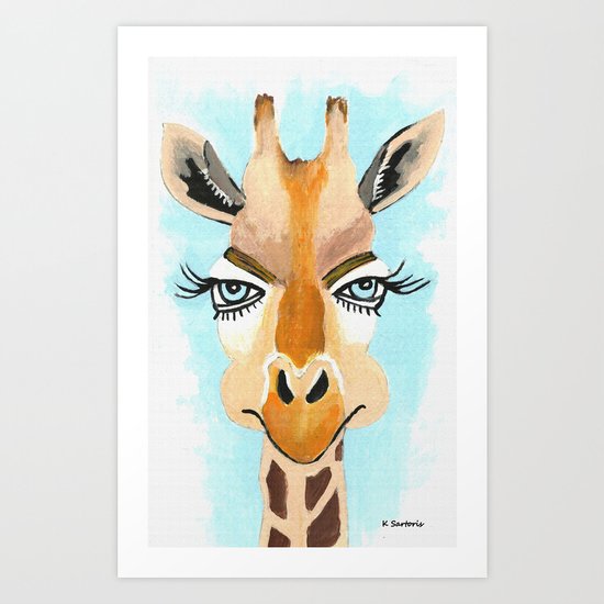 The Flirt Art Print
