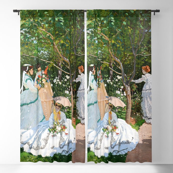 Claude Monet - Women in the Garden Blackout Curtain