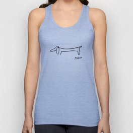 Pablo Picasso Dog (Lump) Artwork Shirt, Sketch Reproduction Tank Top