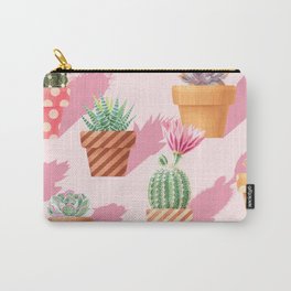 Pastel Summer Cactis Cactuses Carry-All Pouch