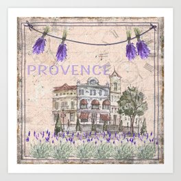 Provence France - my love  - Lavender and Summer Art Print