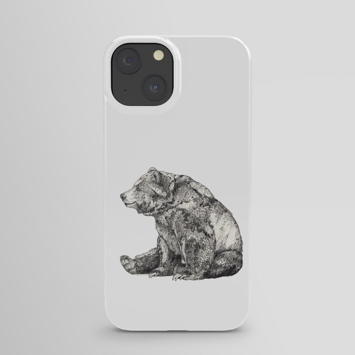 Bear // Graphite iPhone Case