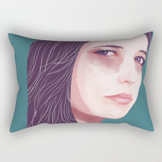Eva Green Rectangular Pillow