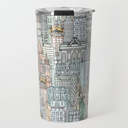 New York watercolor Travel Mug