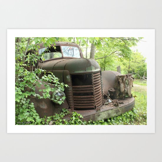 The last stop Art Print