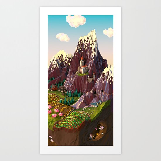 Vale Art Print