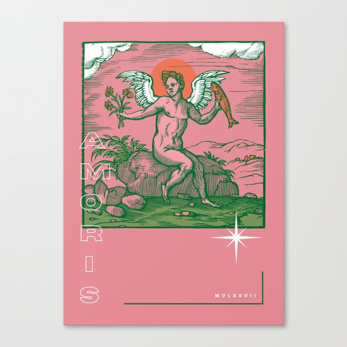 Potentia Amoris - Pink Canvas Print