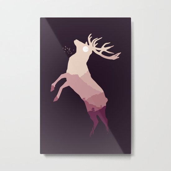 Into The Wild Metal Print