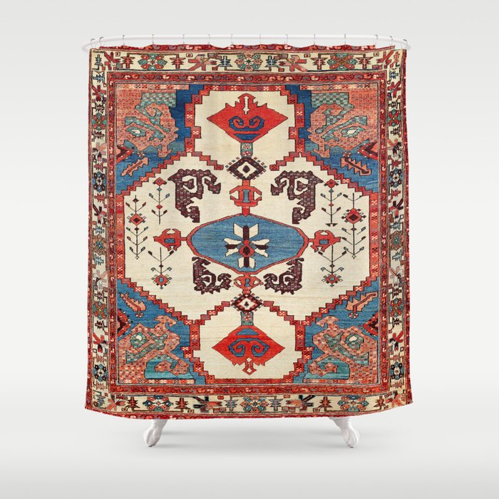 Bakhshaish Azerbaijan Northwest Persian Rug Print Shower Curtain