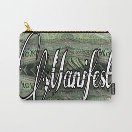 Manifest Green Money Design Carry-All Pouch