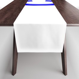 LETTER c (BLUE-WHITE) Table Runner