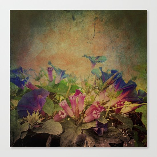 Flowers have music for those who will listen Canvas Print