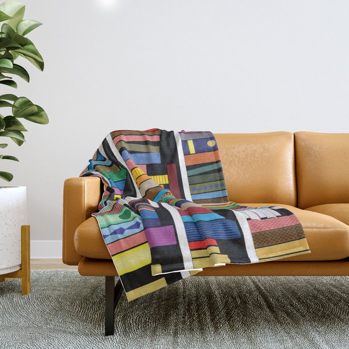 Book pattern Throw Blanket